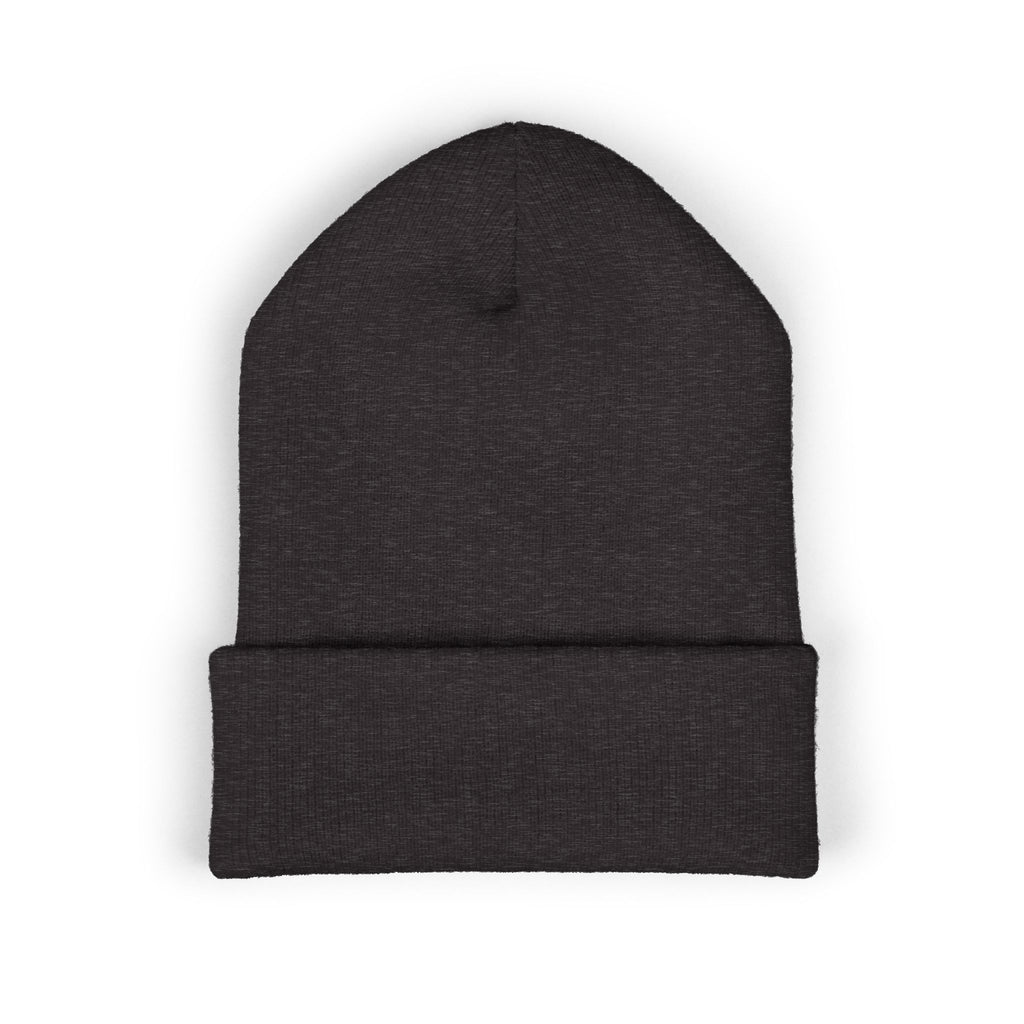 Tarkaan Embroidered Classic Cuffed Beanie — Minimal Crest Logo Winter Hat