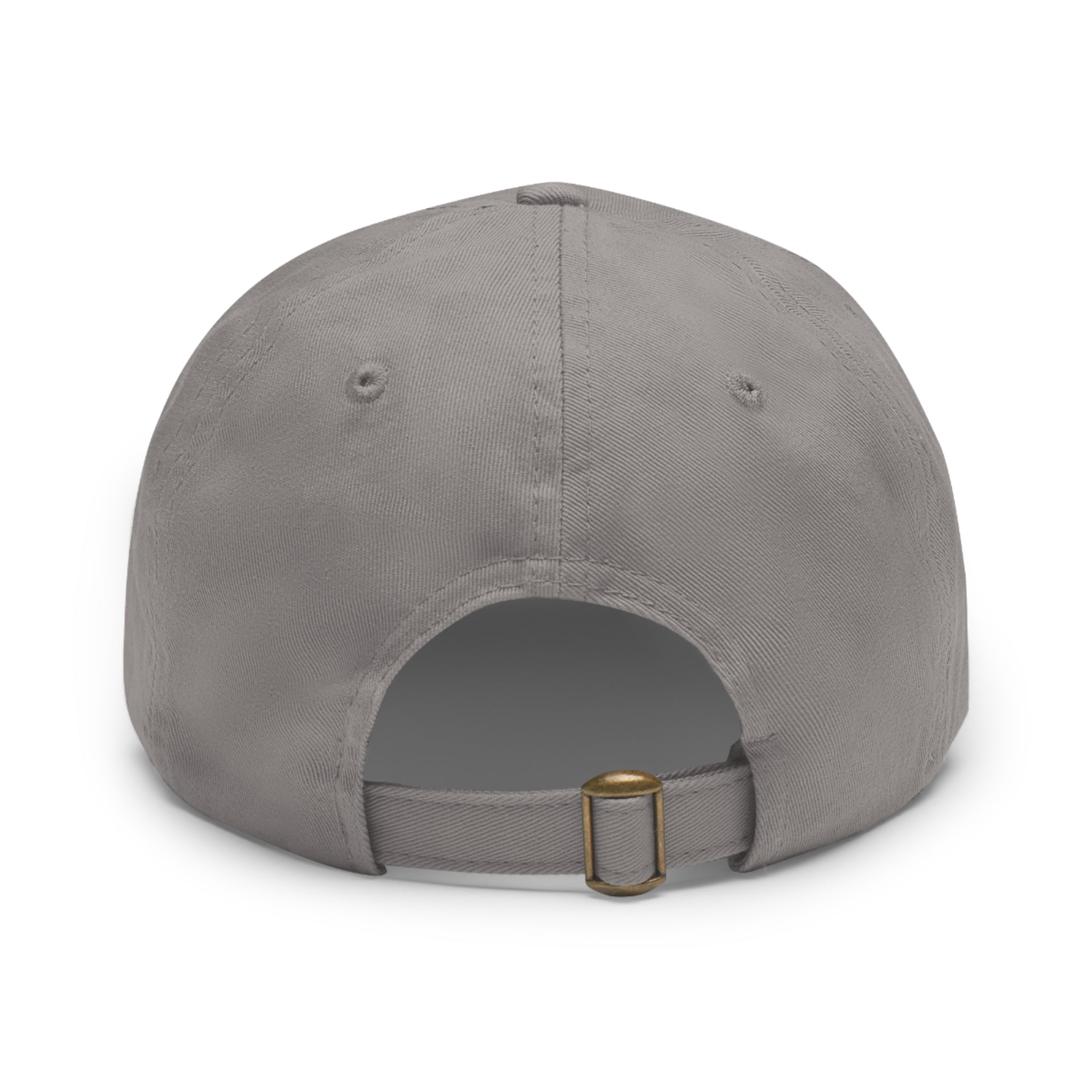 Vintage Leather Patch Dad Hat — Rustic 'Karka'an' Emblem Cap