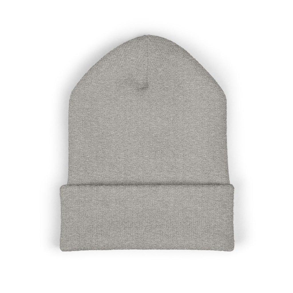 Tarkaan Embroidered Classic Cuffed Beanie — Minimal Crest Logo Winter Hat