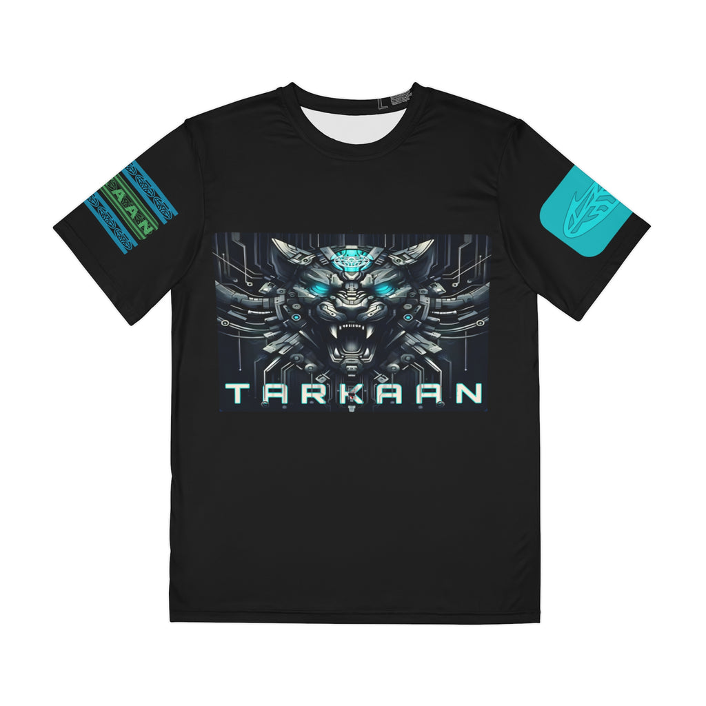 Tarkaan Cyber Lion Graphic Tee — Futuristic Gaming Aesthetic Men’s Shirt