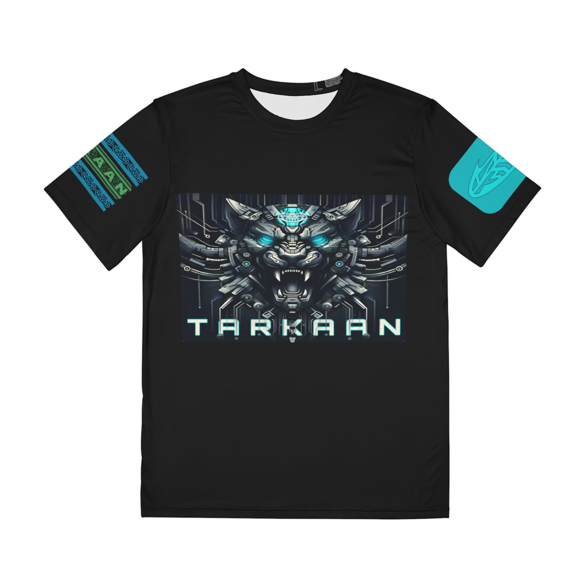 Tarkaan Cyber Lion Graphic Tee — Futuristic Gaming Aesthetic Men’s Shirt