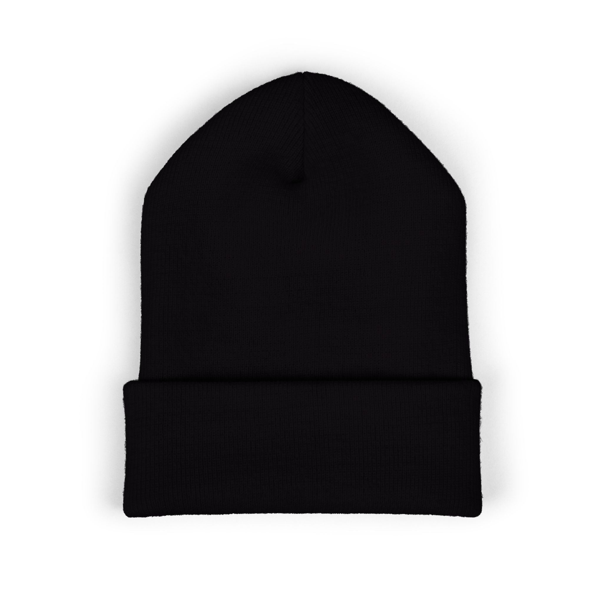 Tarkaan Embroidered Classic Cuffed Beanie — Minimal Crest Logo Winter Hat