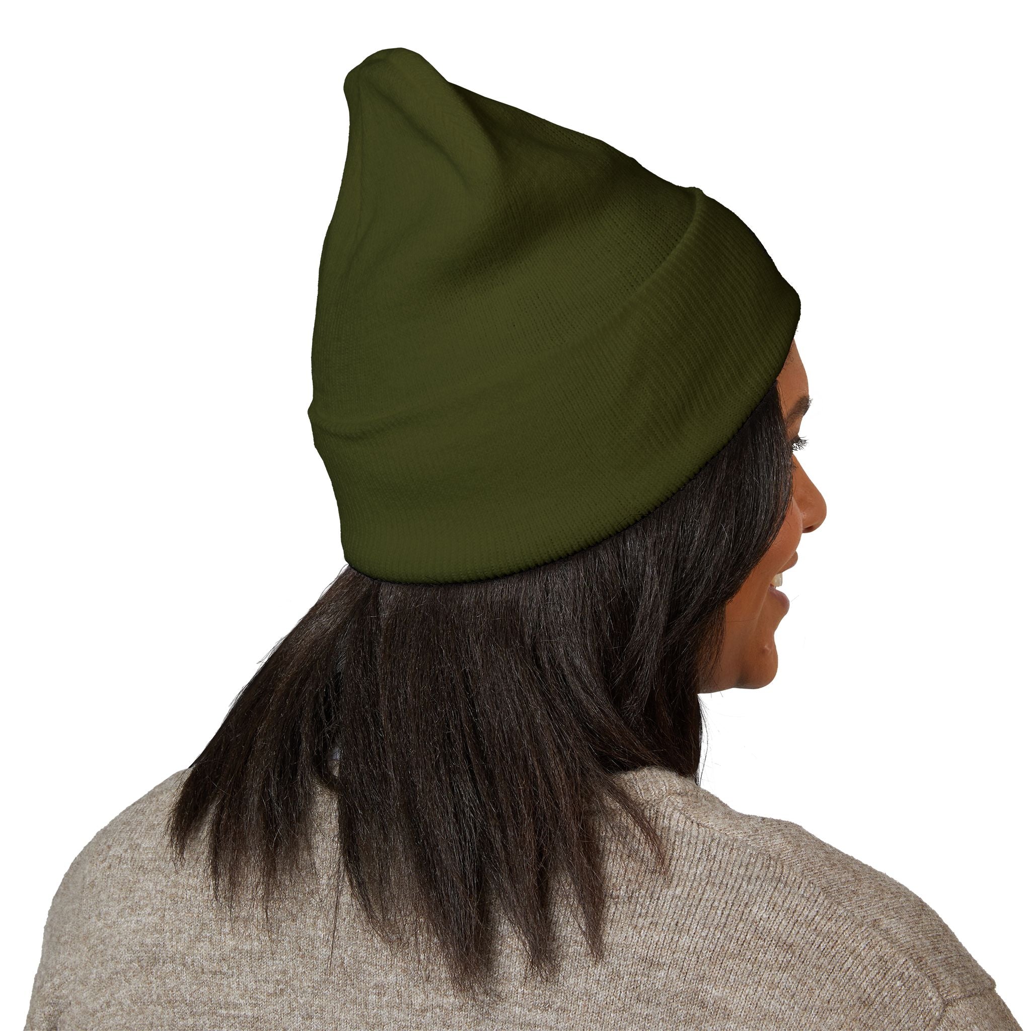 Tarkaan Embroidered Classic Cuffed Beanie — Minimal Crest Logo Winter Hat