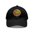 Vintage Leather Patch Dad Hat — Rustic 'Karka'an' Emblem Cap