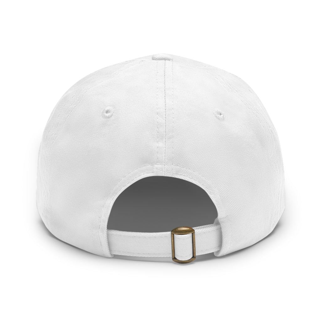 Vintage Leather Patch Dad Hat — Rustic 'Karka'an' Emblem Cap