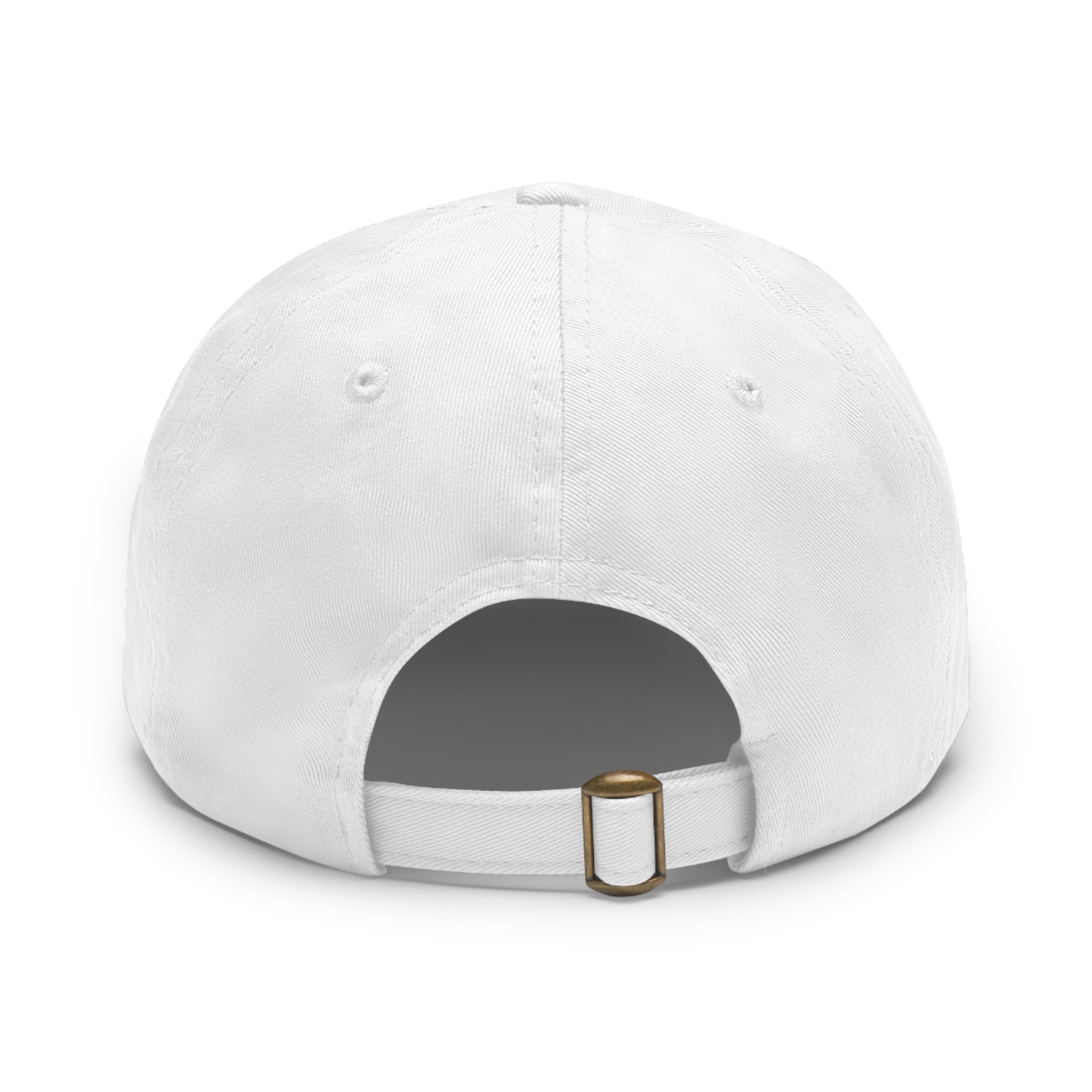 Vintage Leather Patch Dad Hat — Rustic 'Karka'an' Emblem Cap