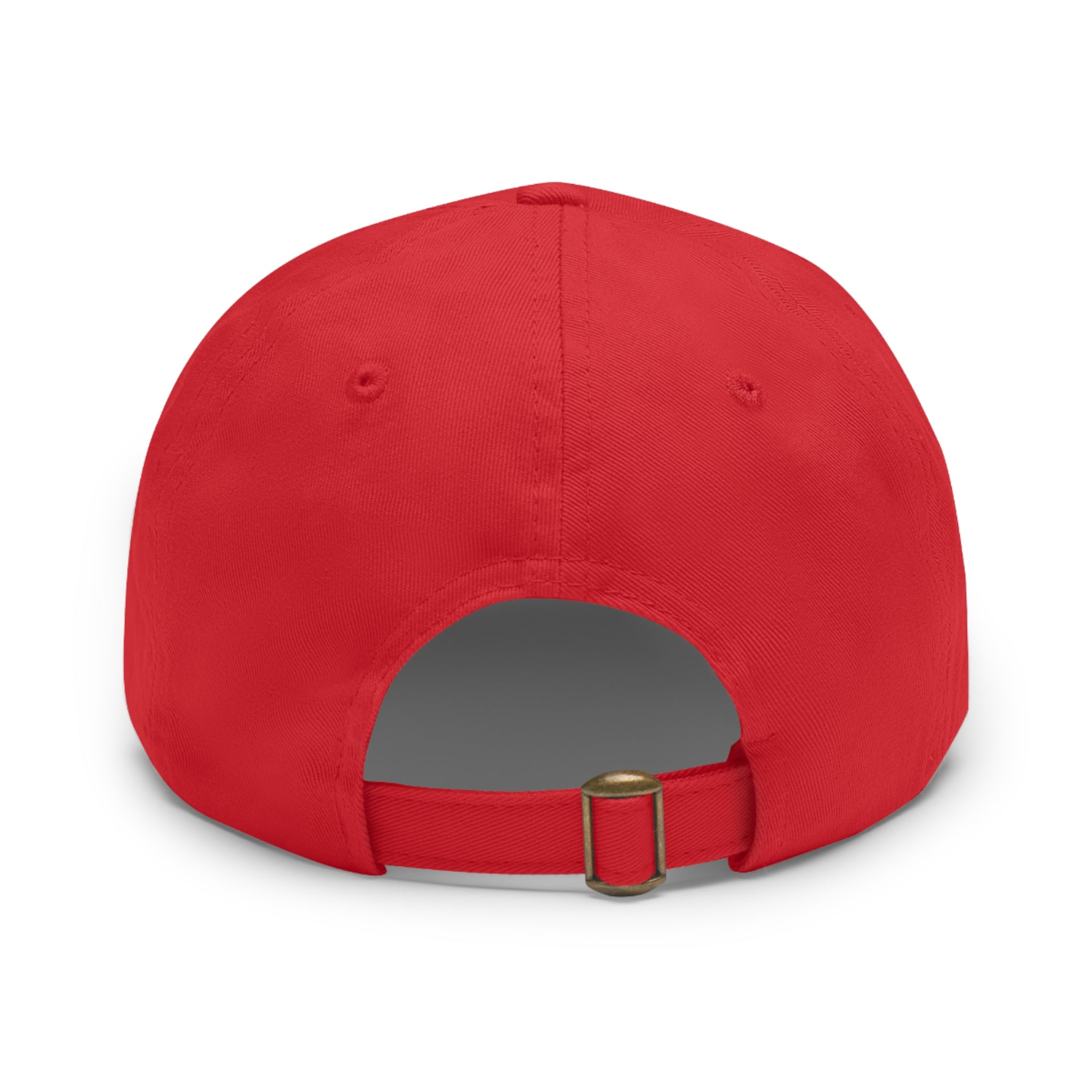 Vintage Leather Patch Dad Hat — Rustic 'Karka'an' Emblem Cap