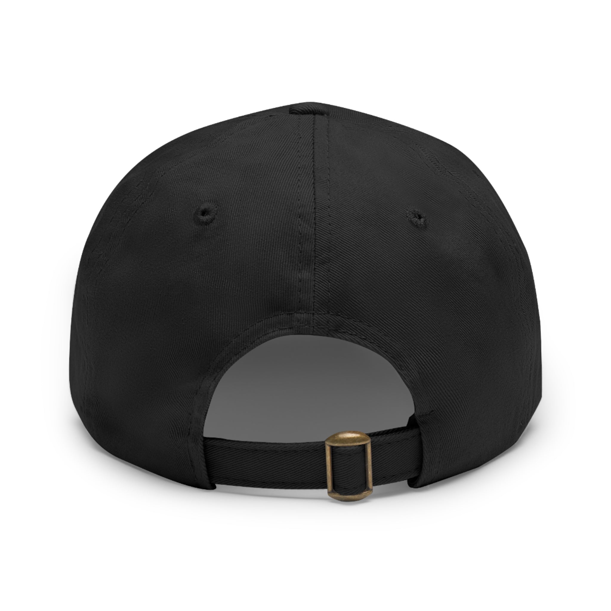 Vintage Leather Patch Dad Hat — Rustic 'Karka'an' Emblem Cap