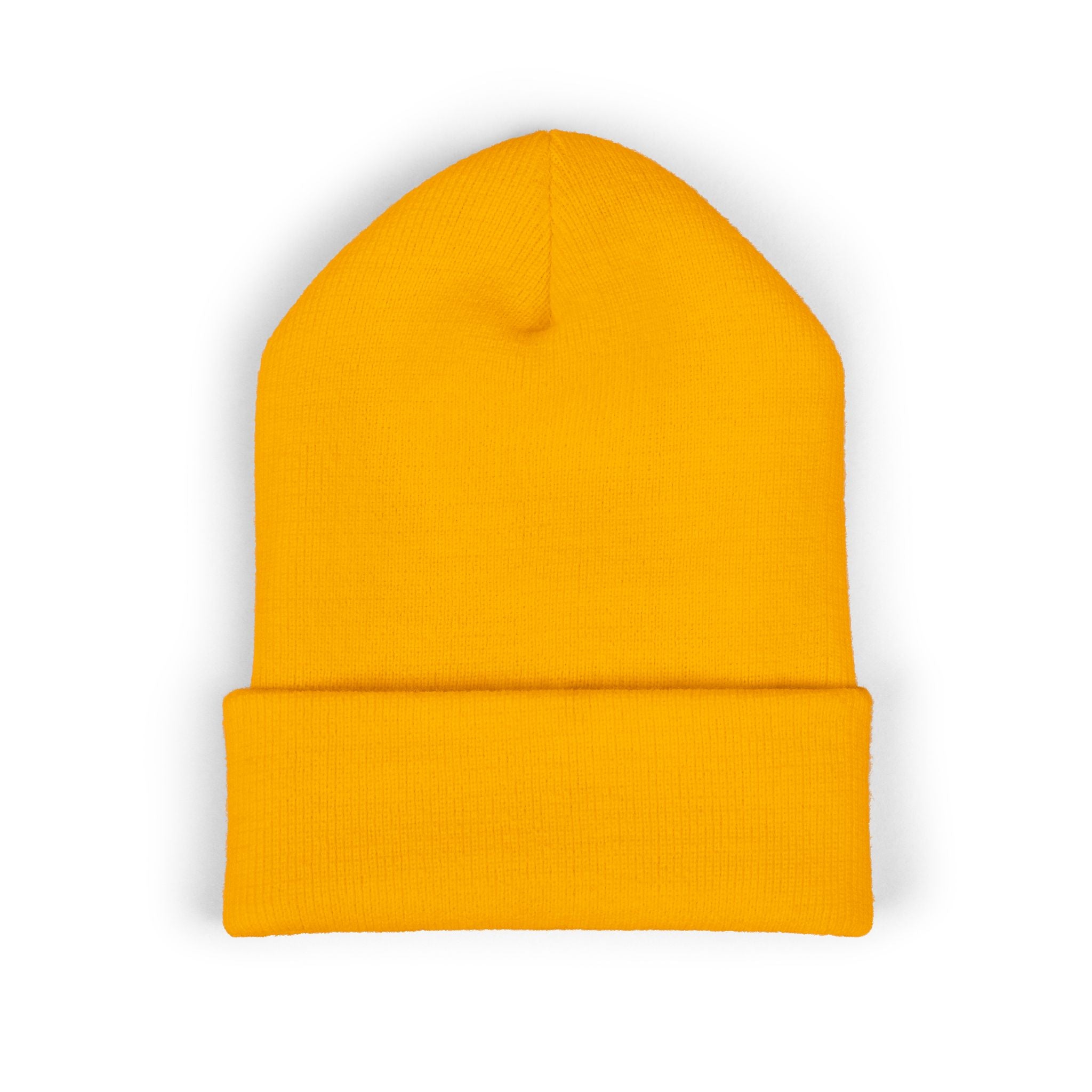 Tarkaan Embroidered Classic Cuffed Beanie — Minimal Crest Logo Winter Hat